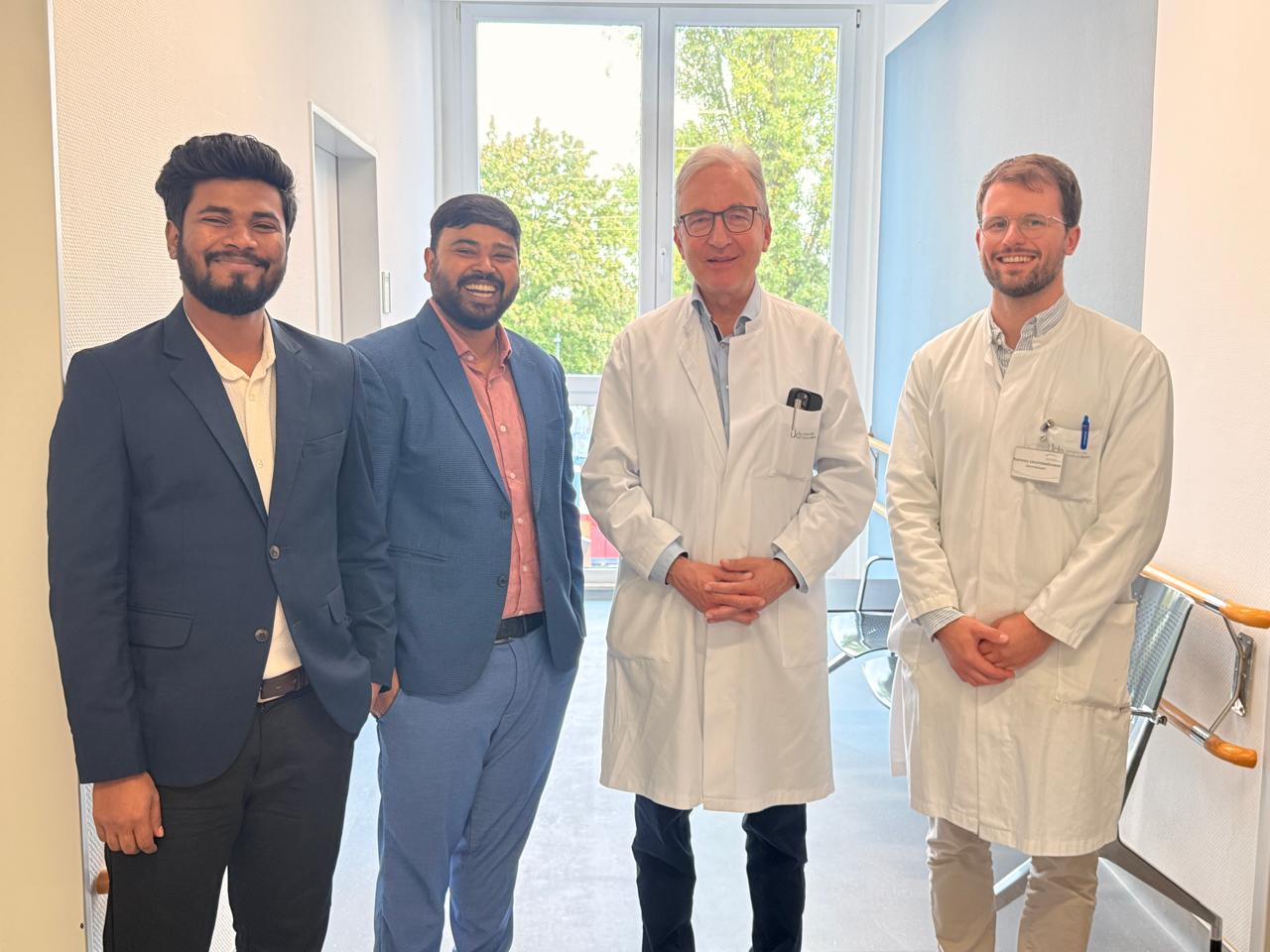 Dr. Dip Biswas Sudip with colleagues